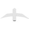Ekena Millwork Bellingham Architectural Grade PVC Gable Bracket, 36"W x 13 1/2"H x 4"D x 4"F, 9/12 Pitch GBP036X14X0404BEL00 - alternate 5